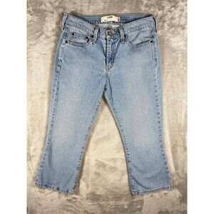 Levi’s 515 Capri Jeans - Kids Size 8 - Light Wash - Embroidered & Distressed